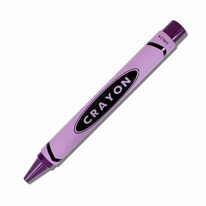 Crayon Purple Clipart Acme Brown Pen Chocolate