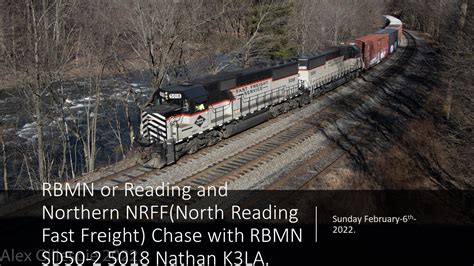 Rbmn Nrff 06north Reading Fast Freight With Sd50 2s 5018 5019 02 06