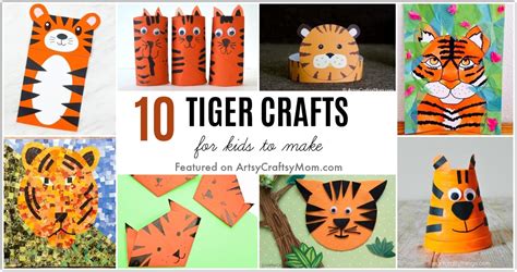 10 Terrific Tiger Crafts For Kids