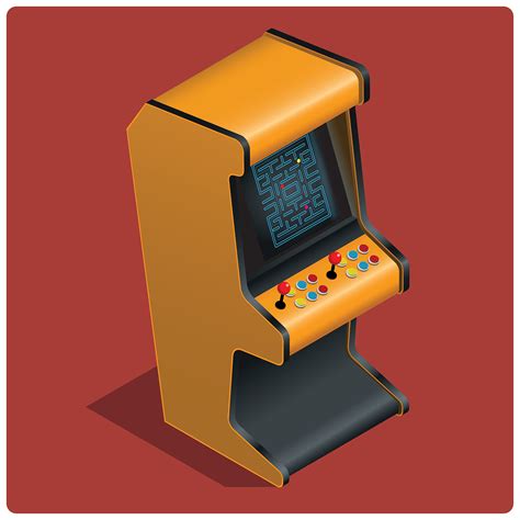 Retro Arcade Machine Vector Download Free Vectors Clipart Graphics