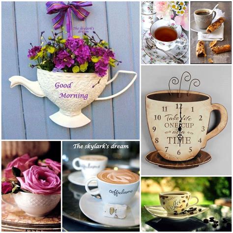 Coffee And Flowers Good Morning Beautiful Pictures Flower Collage