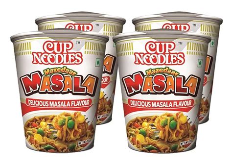 Nissin Cup Noodles Mazedaar Masala 70g Pack Of 4 Grocery And Gourmet Foods