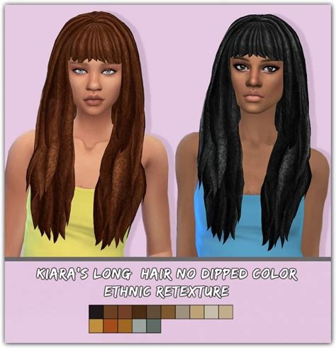 Kiaras Long Hair Ethnic Retexture At Maimouth Sims Sims Updates