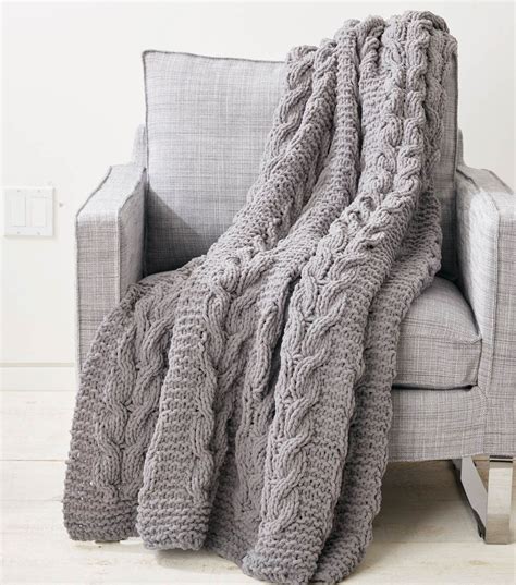 Cable Columns Knit Blanket Knitted Blankets Cable Knit Blankets Blanket