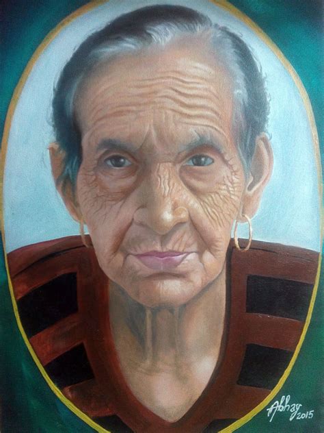 Portrait Of Grandmother 1218 Oil On Canvas Oil On Canvas