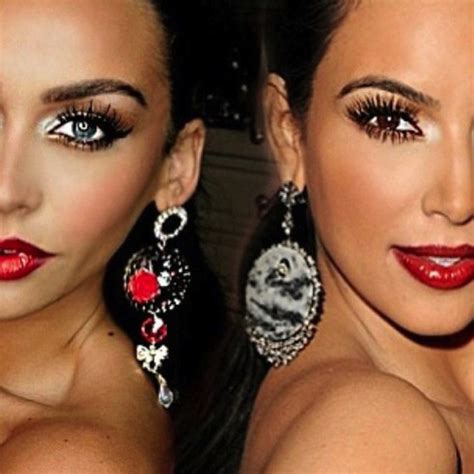 Le Maquillage Glamour De Kim Kardashian Incroyable Elles Se Transforment En Kim Kardashian
