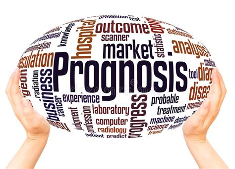 Prognosis Word Cloud Hand Sphere Concept Stock Image Image Of