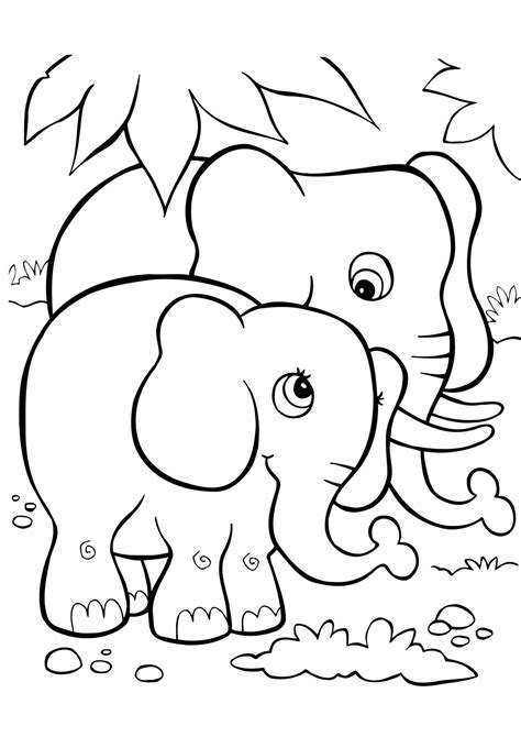 Care mamme, vi propongo un nuovo tipo di allenamento a casa! 45 Disegni di Elefanti da Colorare | PianetaBambini.it