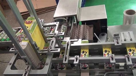 automatic box packing  sealing video youtube