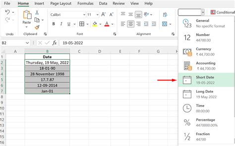 Short Date Format In Excel Different Methods