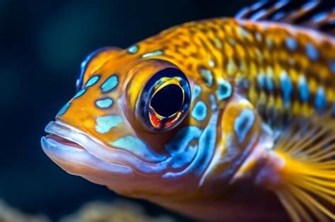 Premium Ai Image Closeup Of An Ocean Fish