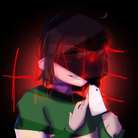 My Drawing Of Glitchtale Chara Rglitchtale