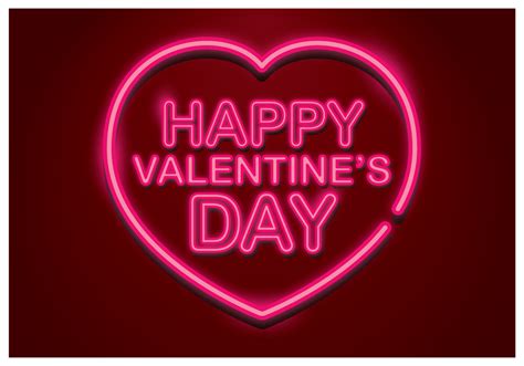 Happy Valentines Day Neon Asesores