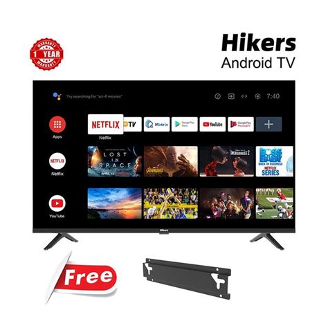 Shop Hikers 43 Frameless Android Smart Fhd Led Tv Hdmi Black