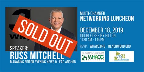 Multi Chamber Luncheon With Speaker Russ Mitchell Whacc