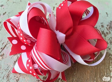 How To Make A Big Loopy Stacked Hair Bow The Ribbon Retreat Blog