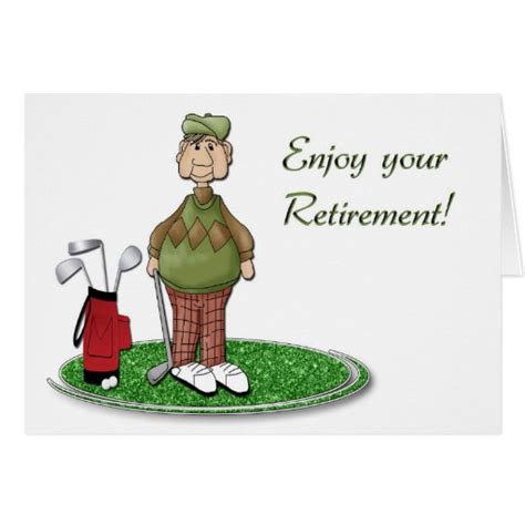 Golfer Retirement Greeting Card Zazzle