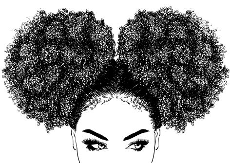 How To Draw Afro Puffs