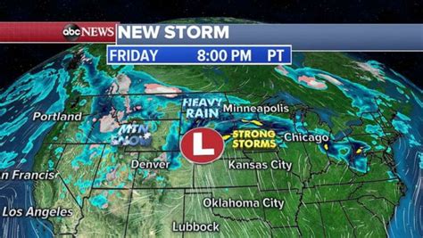Noreaster Heads Out As Late Season Storm Targets West Coast Abc News