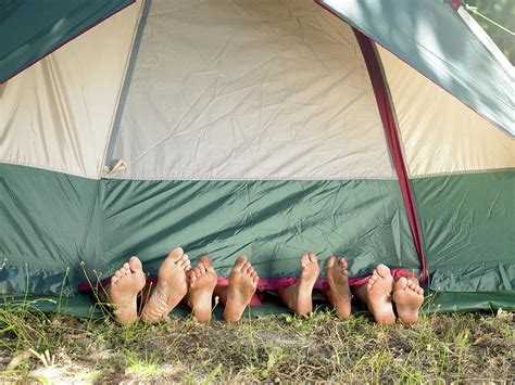 Feet Sticking Out Of A Tent Digital Art By Frank And Helena Pixels