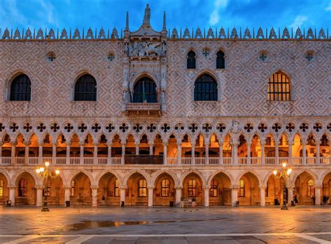 Doge S Palace At St Mark S Square In Venice Italy Stock Image Image