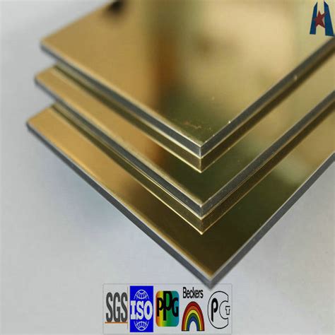 Gold Mirror Aluminum Composite Panel Id Product Details View