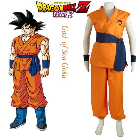 Anime Dragon Ball Z Goku Cosplay Conjunto Traje Ropa De Fiesta De Lujo