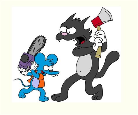 Itchy And Scratchy Simpsons Drawings Itchy Scratchy Simpsons Characters