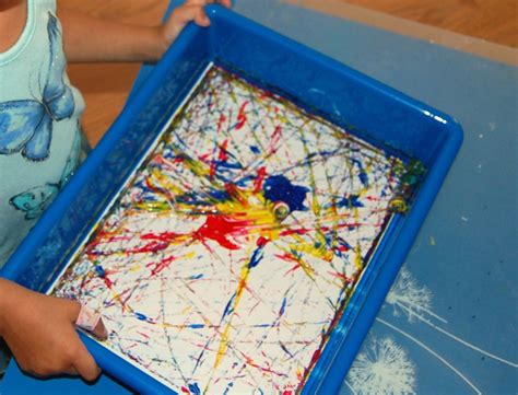 She commissioned to equius a soulbot for aradia as a way to make amends with her, but he enters the game before vriska can get the present. Marble Painting - Ms. Stephanie's Preschool