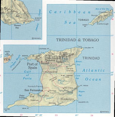 large detailed topographical map of trinidad and tobago trinidad and porn sex picture