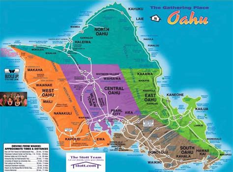 Oahu Hawaii Oahu Hawaii Map Oahu Oahu Map