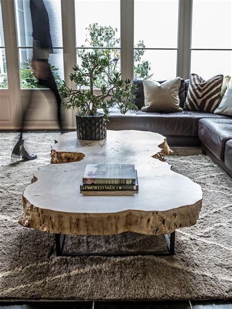 Maybe you would like to learn more about one of these? Rustic Tree Trunk Coffee Table | HGTV