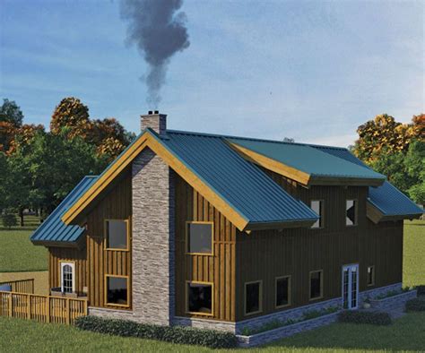 Dream Acreage 5 Pre Designed Barn Home Kit Exterior Sideview Example2