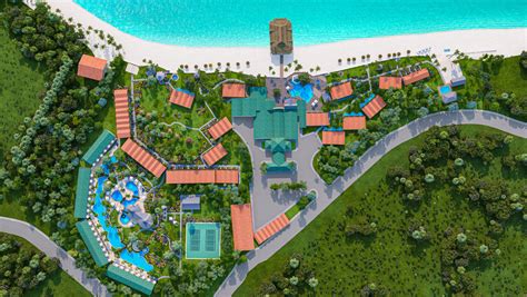 View The Resort Map Of Sandals Halcyon Beach