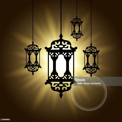 Arabic Lantern Vector Stock Illustration Download Image Now