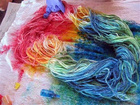 However, it is possible to dye acrylic with food coloring if it is dyeing synthetic yarn with anything other than the approved dyes is asking for trouble and you end up wasting your time. How to dye yarn with food colouring (and small children ...