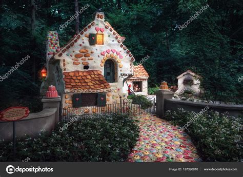Kaatsheuvel Netherlands August 2017 Sweet House Fairy Tale Hansel