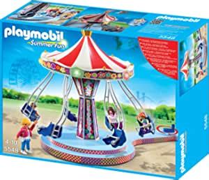 PLAYMOBIL 5548 Kettenkarussell Mit Er Beleuchtung Amazon De Spielzeug
