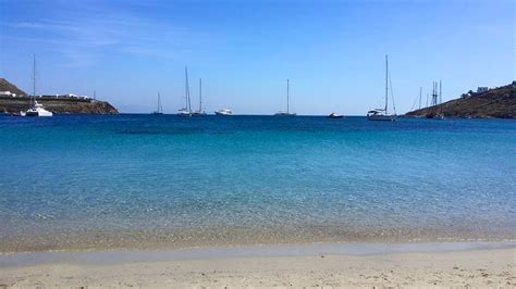 Ornos Beach In Mykonos Island Greece Mykonos Traveller