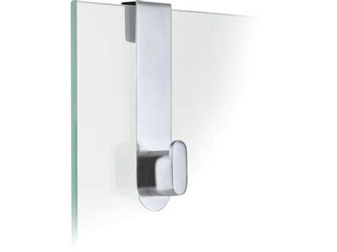 Towel Hook Areo Mounted Over Door Matt Steel Blomus €3536 ⭕ Kulina