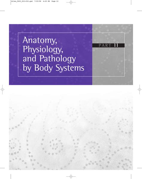 Anatomy Physiology And Pathology By Body Systems