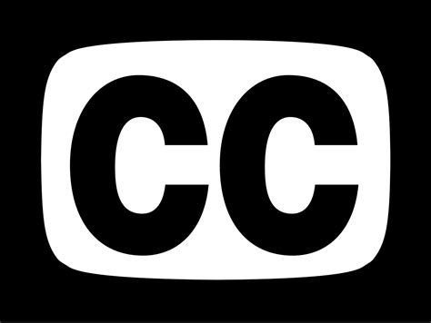 To specify the closed caption option: File:Closed captioning symbol.svg - Wikimedia Commons