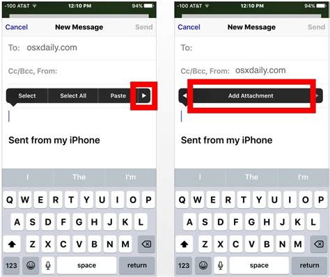 How To Add Email Attachments In Mail For Iphone And Ipad
