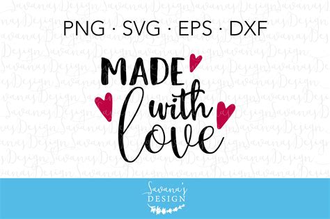 Made With Love Svg File - 980+ DXF Include - The Best Sites to Download