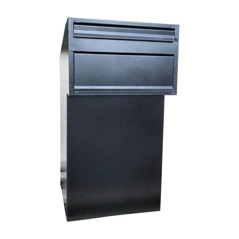 Parcel Letterbox High Capacity Lockable Sigmablack Parcel Box Parcel