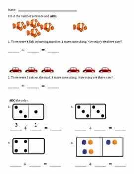 First Grade Math - Basic Addition/Subtraction by Jenna ...