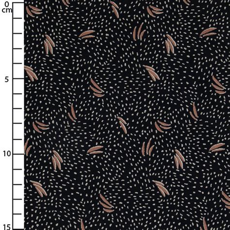 Viscose Crepe Fabric Atelier Brunette Dune Night X10cm Perles And Co