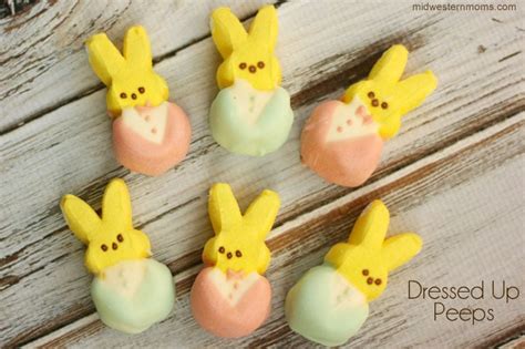 These Peeps Bunnies Are Dressed In Their Easter Best