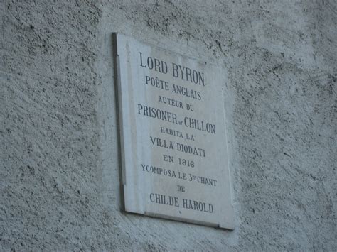 Lord Byron Plaque on the Side of Villa Diodati | Lord Byron … | Flickr