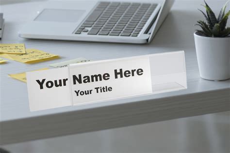 Desk Nameplate Holder Name Plate Plate Holder Desk Name Plates